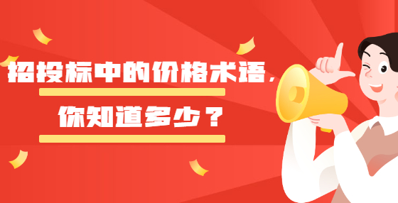 招投標中的價格術語，你知道多少?