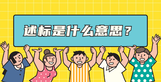 述標(biāo)是什么意思？