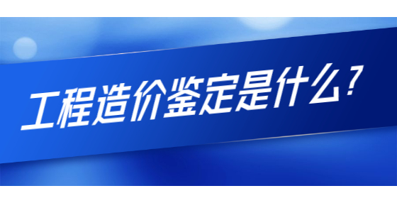 工程造價鑒定是什么？