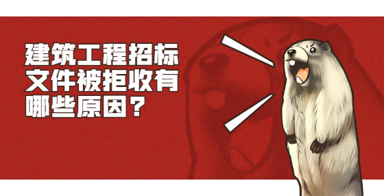 建筑工程招標(biāo)文件被拒收有哪些原因?