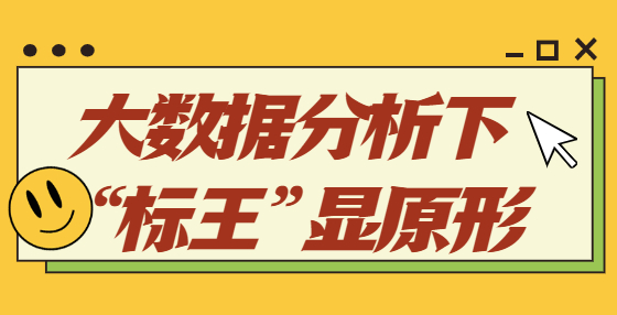 大數(shù)據(jù)分析下“標王”顯原形