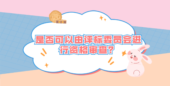 是否可以由評標(biāo)委員會進(jìn)行資格審查？