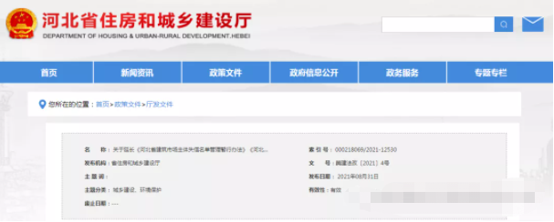 重要！文件有效期延長！涉及建筑市場主體失信名單管理、在冀建企招投標信用評價計分標準……