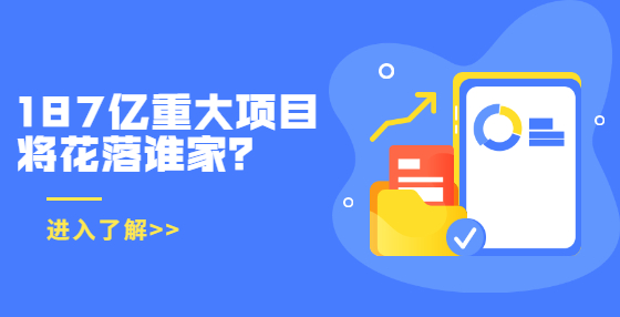 187億重大項目將花落誰家？