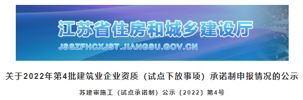 江蘇：公示三批建企資質(zhì)審核，通過率僅13%！