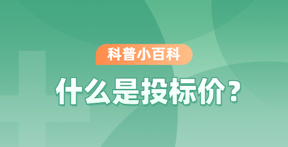 什么是投標(biāo)價？