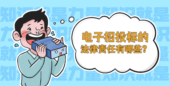 電子招投標的法律責任有哪些？