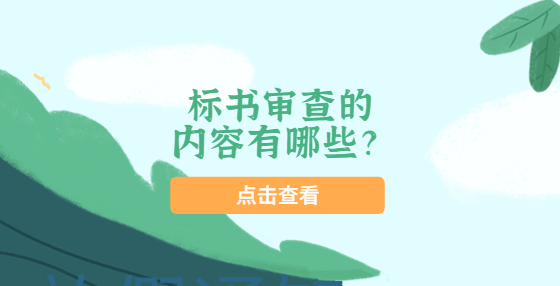 標(biāo)書審查的內(nèi)容有哪些？