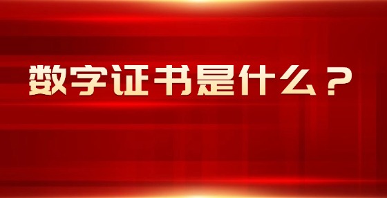 數(shù)字證書(shū)是什么？